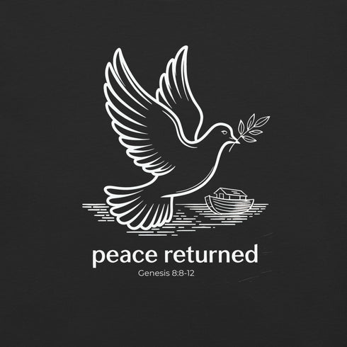 Peace Returned Christian Bible Verse T-Shirt
